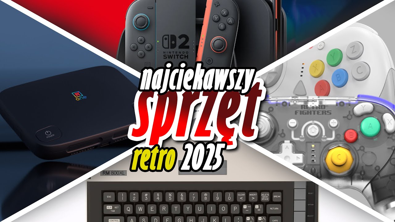 Najciekawsze zapowiedzi retro sprzętu w 2025 roku okiem retro gracza - Switch 2, Atari, PSX, Amiga