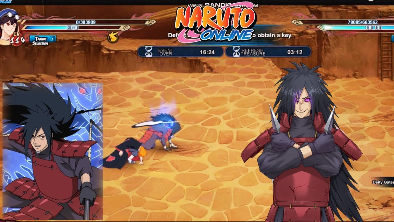Naruto Online - *NEW* BREAKTHROUGH MADARA [FINAL BATTLE] Not 100% Win Rate [English Server]