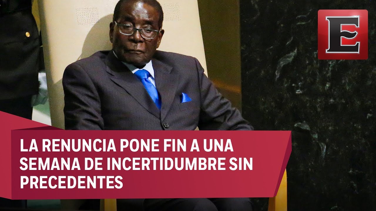 LO &Uacute;LTIMO: Robert Mugabe dimite a la presidencia de Zimbabue
