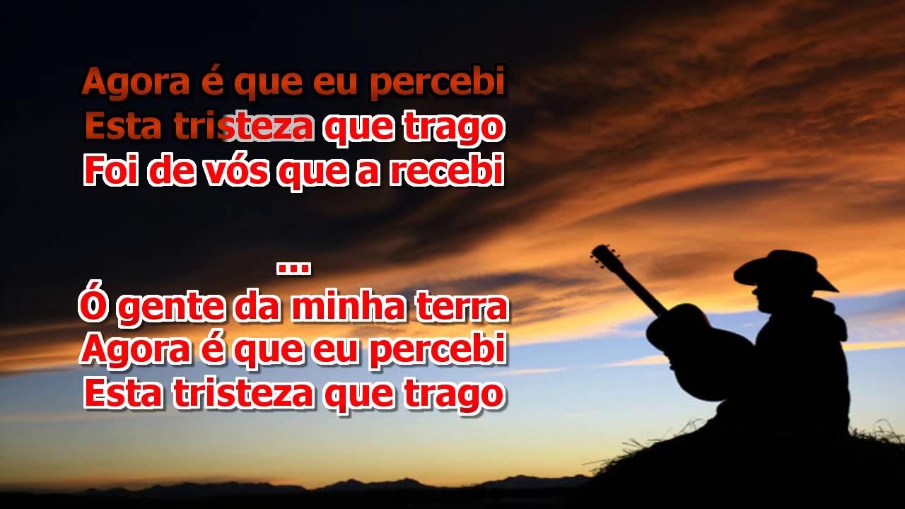 Mariza - Ó Gente da Minha Terra (Karaoke Version)