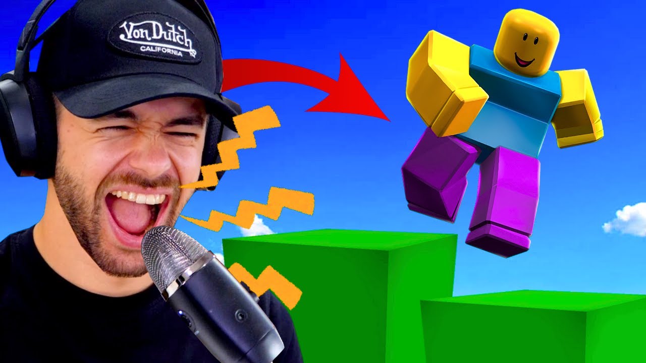 IL FAUT CRIER POUR SAUTER (c'est tellement drole😂) sur ROBLOX