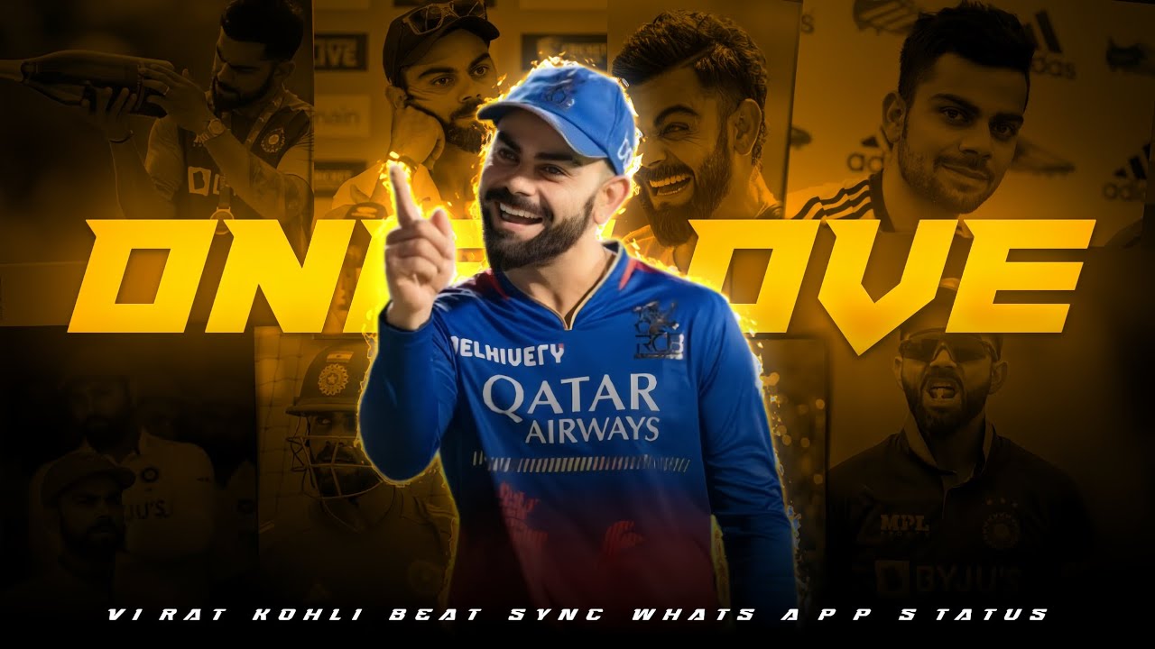 ONE LOVE X VIRAT KOHLI 💘 BEAT SYNC EDIT 👏 WHATSAPP STATUS 4K EDIT 👏 🥵 CRIC VK 18