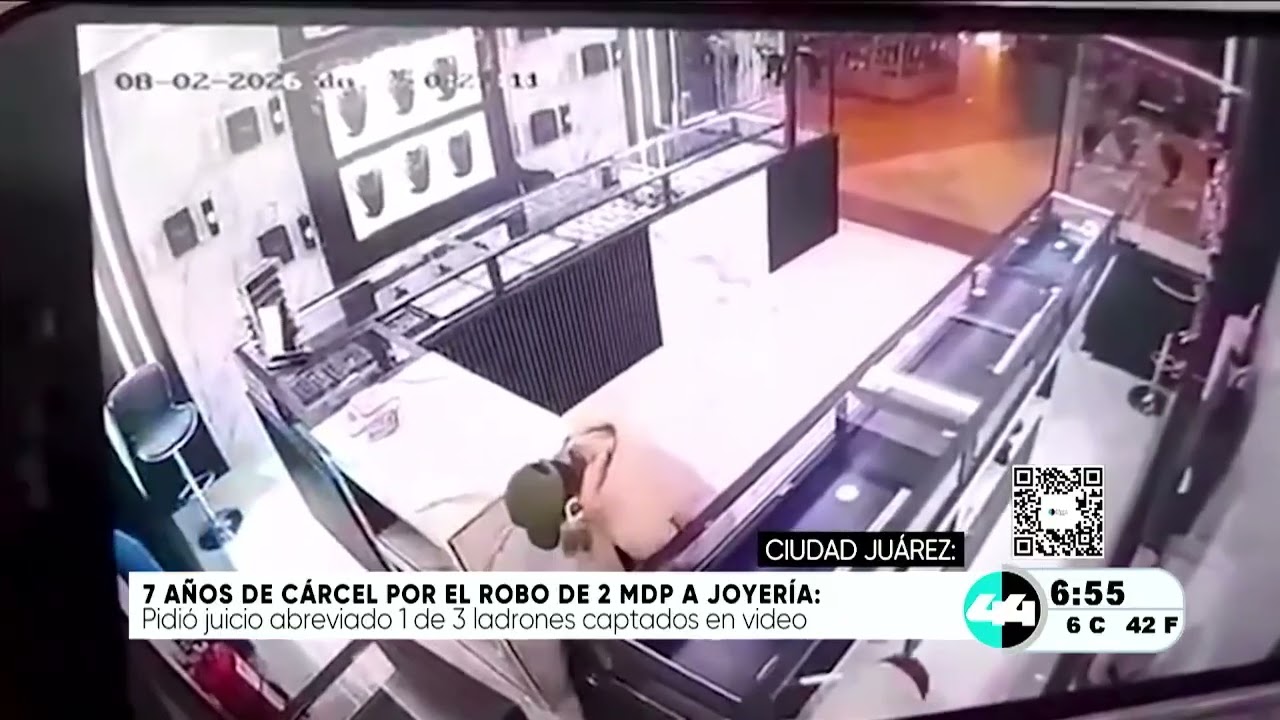 7 años de cárcel por el robo de 2 mdp a joyería