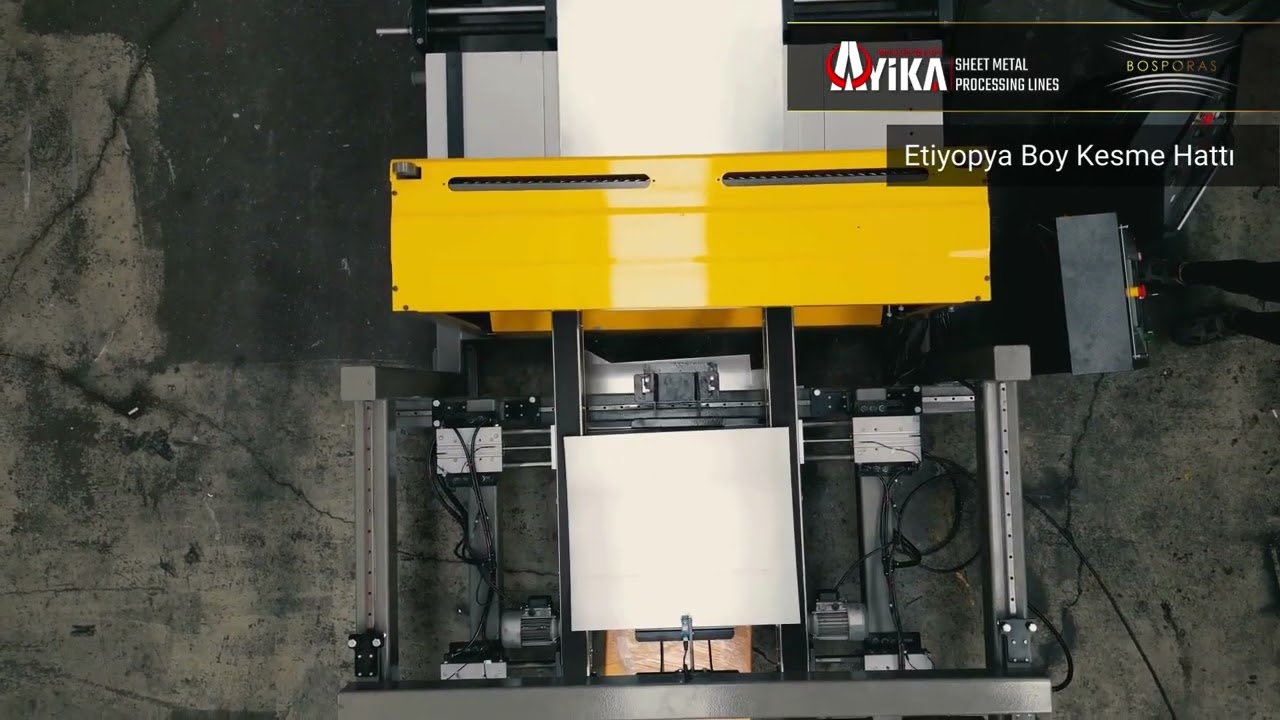 Coil Cut to Length Line with Stacking/Rulo Boy Kesme Hattı(Otomatik İstifli)(0.2 mmX1250 mm x10 Ton)