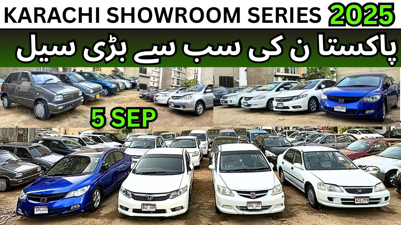 Karachi Showroom Series | Pakistan ki sub se bari sale 5 Sep 25 #cars #carreview