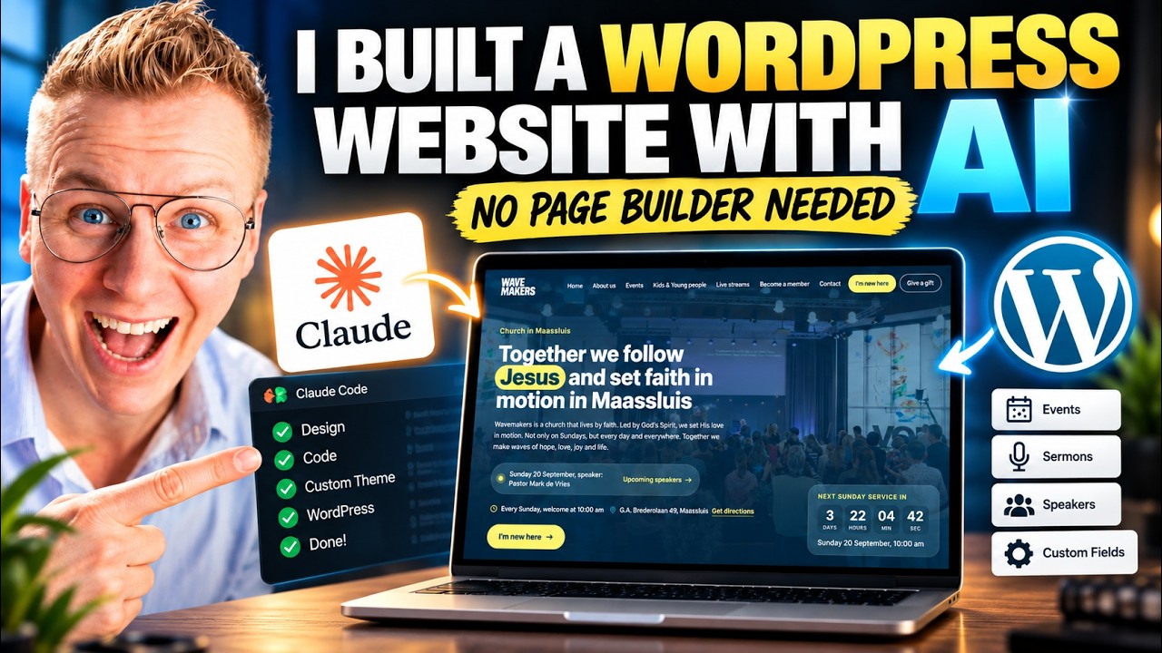 Built a WordPress Website With AI | No More Page Builder Needed