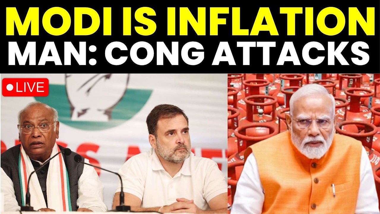 LPG Price Hike News LIVE: Congress Calls PM Modi 'Inflation Man' Hits Out On BJP's LPG Price-Hike