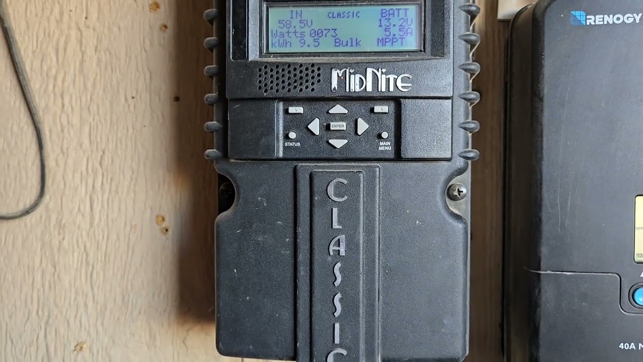 Trying To Run LiFePO4 On a Midnite Classic 150?  July 28, 2025