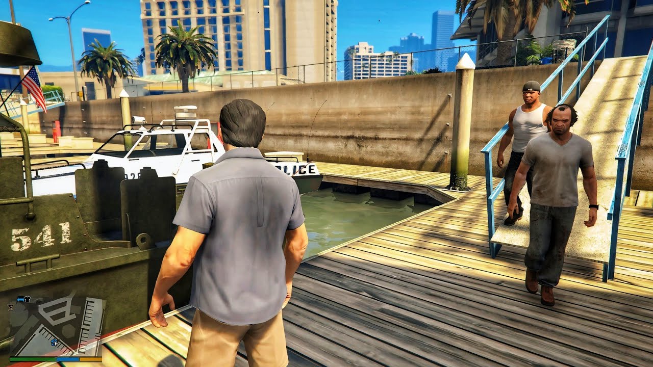Gta V Enchanted - Three Legends. One Boat. Total Chaos
