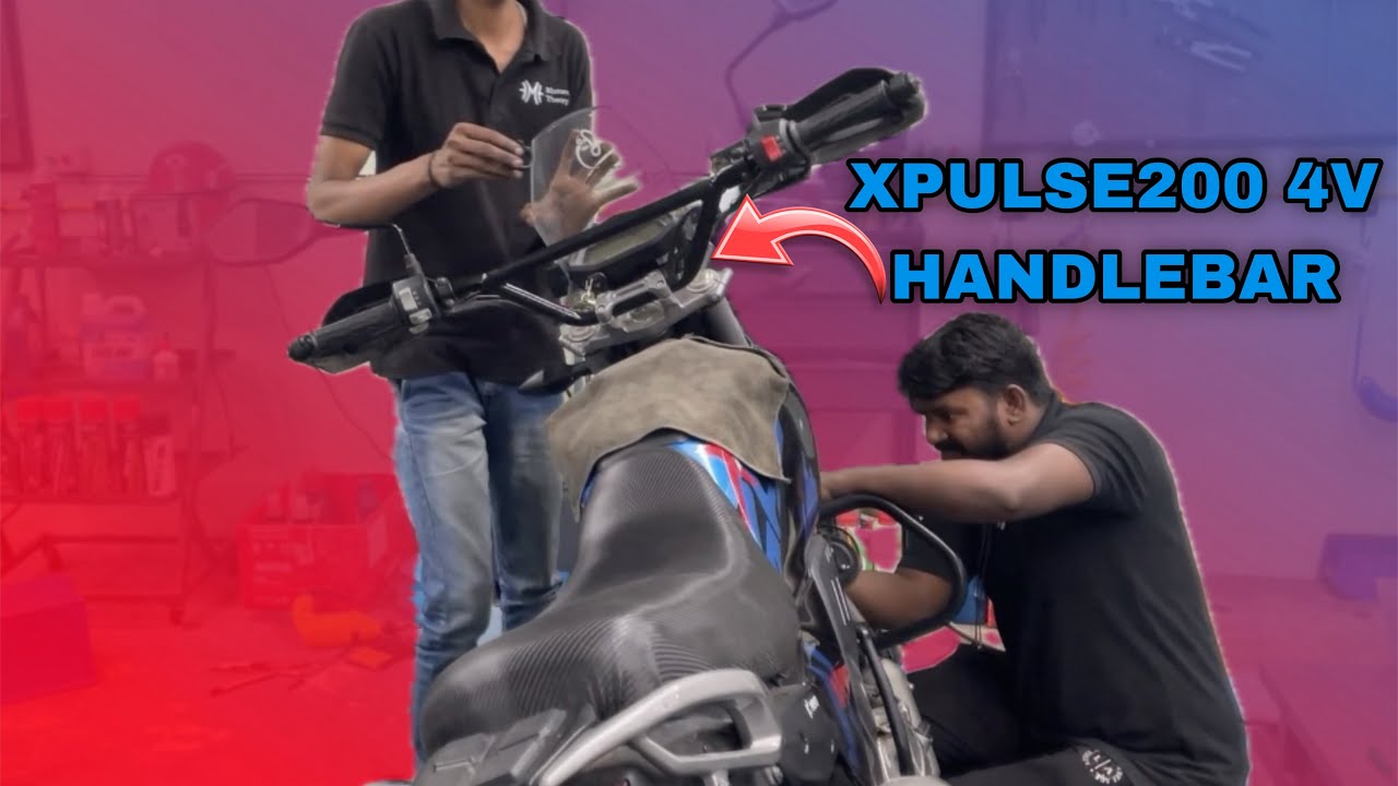 MOTO CARE HANDLEBAR | GOOD QUALITY | ಒಳ್ಳೆಯ ಬೆಲೆ💰| XPULSE2004V MODIFICATION |RYDERS ARENA (EP-2￼)