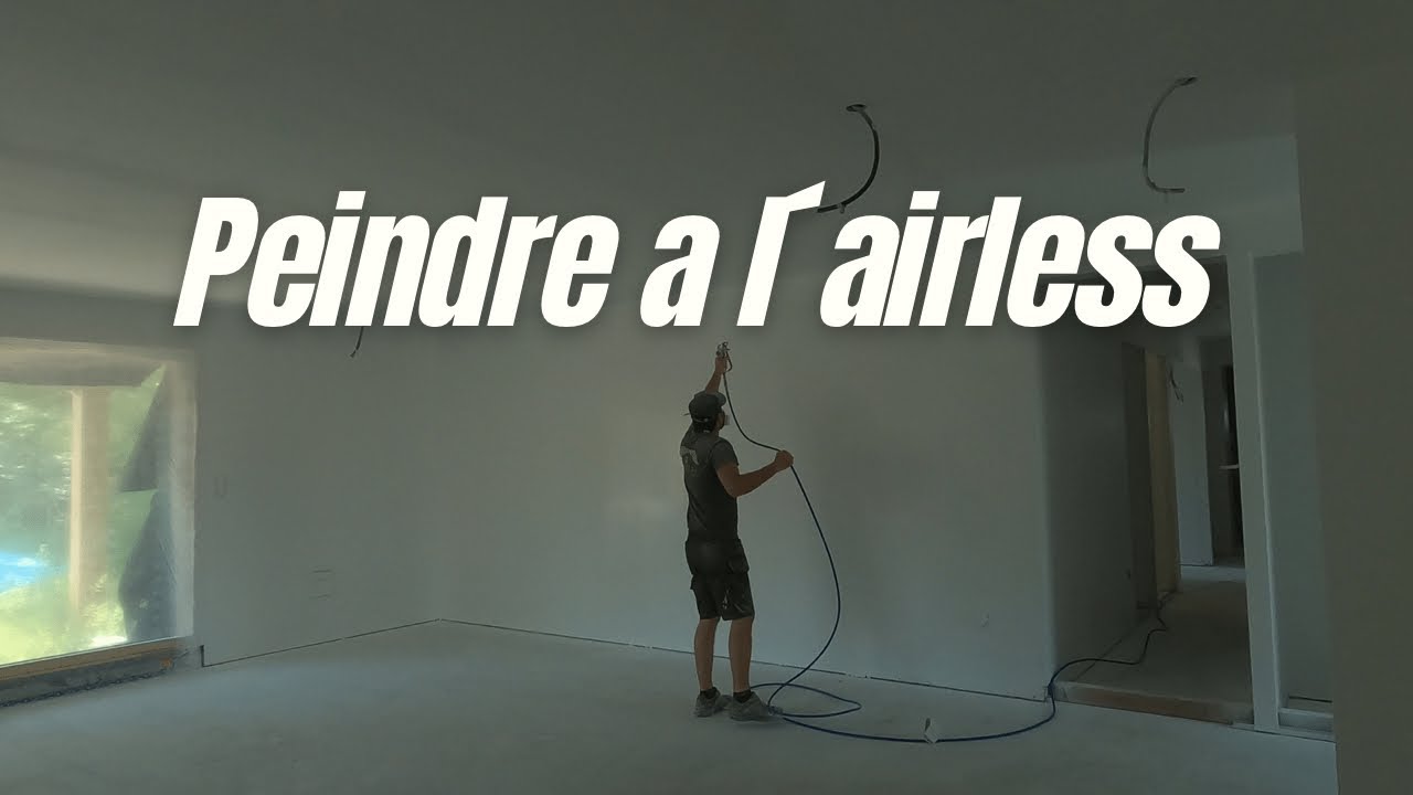 Construction Maison Ossature Bois - Peindre à l'airless