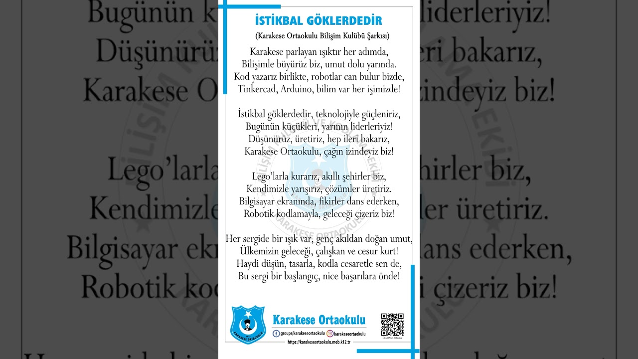 İstikbal Göklerdedir(Karakese Ortaokulu Bilişim Kulübü Şarkısı)-2025