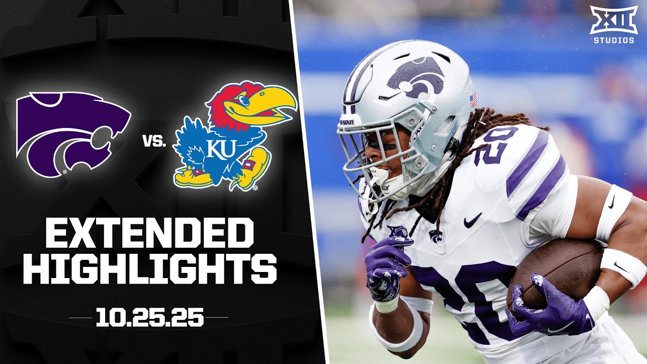 Kansas State vs. Kansas Extended Highlights | 2025 Big 12 Football