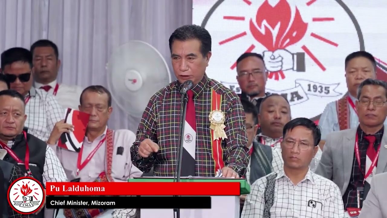 Chief Minister Thusawi | YMA INKHAWMPUI LIAN 2025 (Courtesy CYMA)
