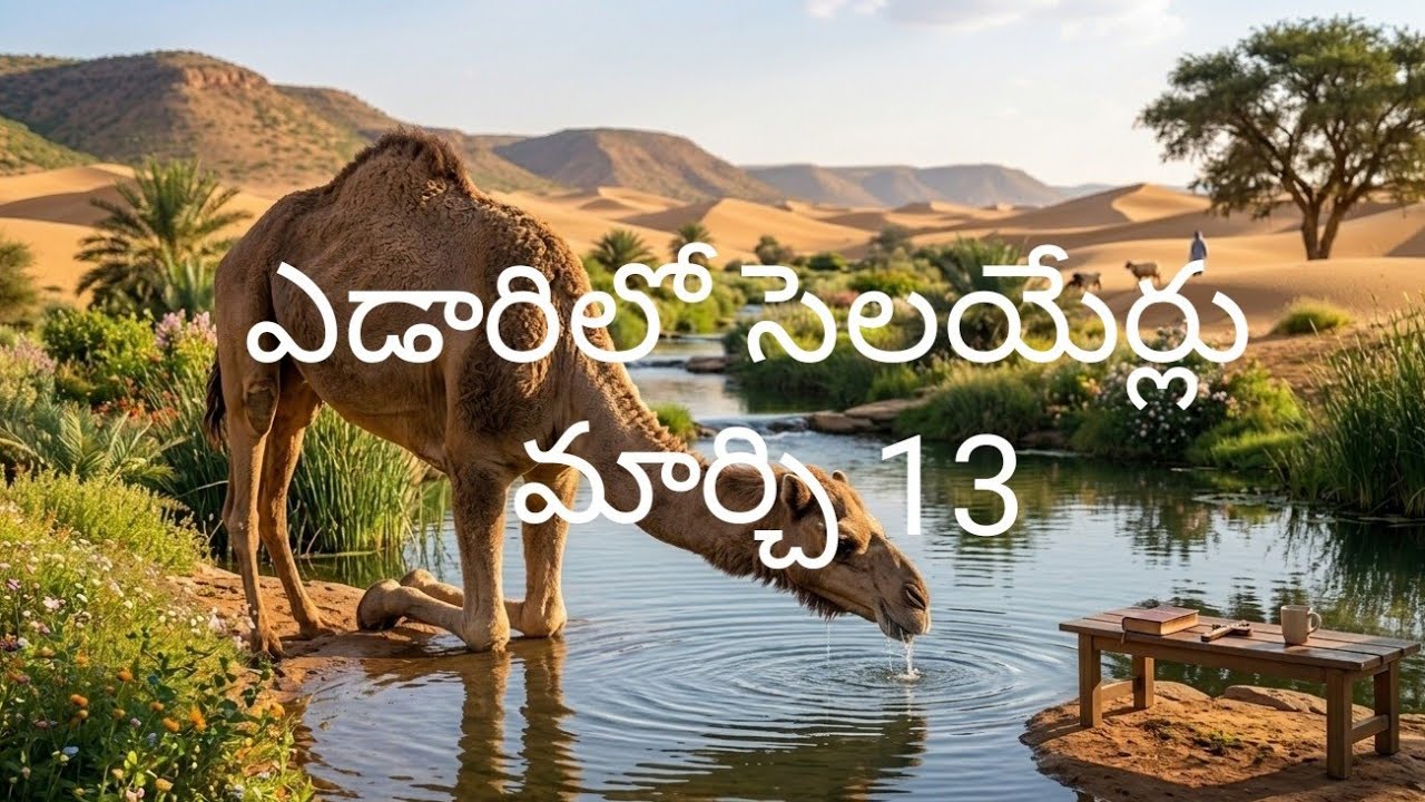 ఎడారిలో సెలయేర్లు మార్చి 13