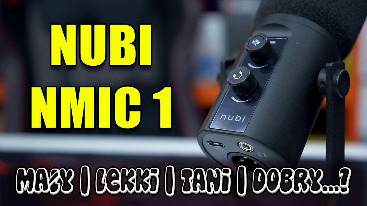 NUBI NMIC1 - test taniego mikrofonu dla gracza i streamera