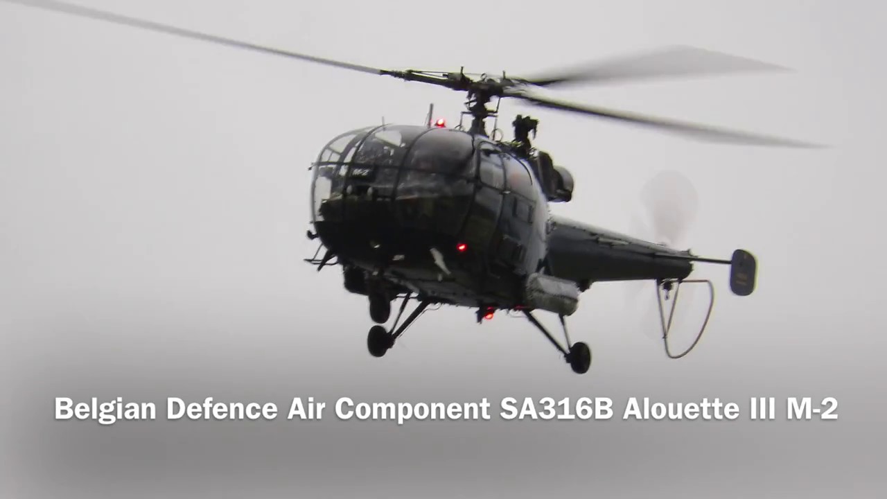 Belgian Defence Air Component SA316B Alouette III M-2