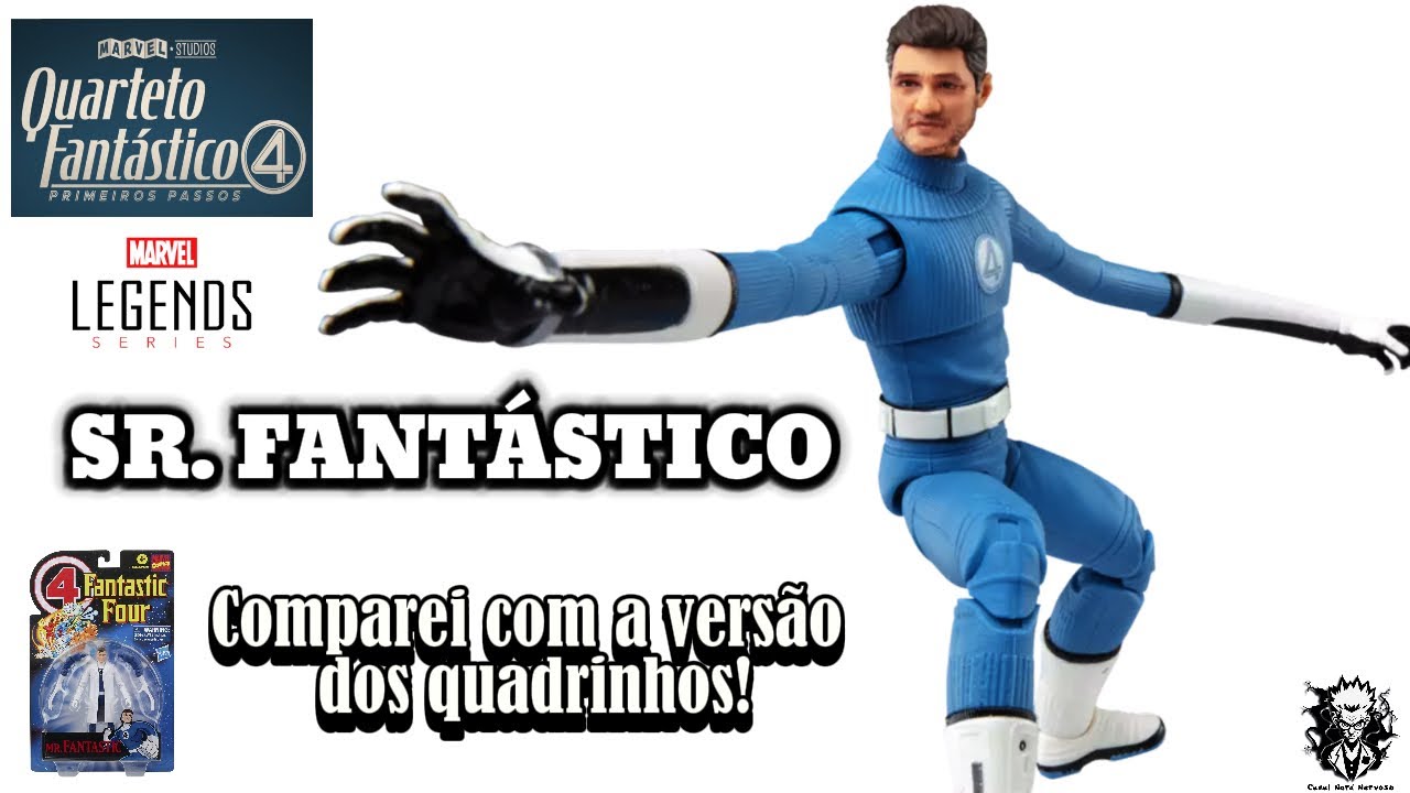 Marvel Legends SR. FANTÁSTICO DO QUARTETO FANTÁSTICO – Action Figure Review Completo!