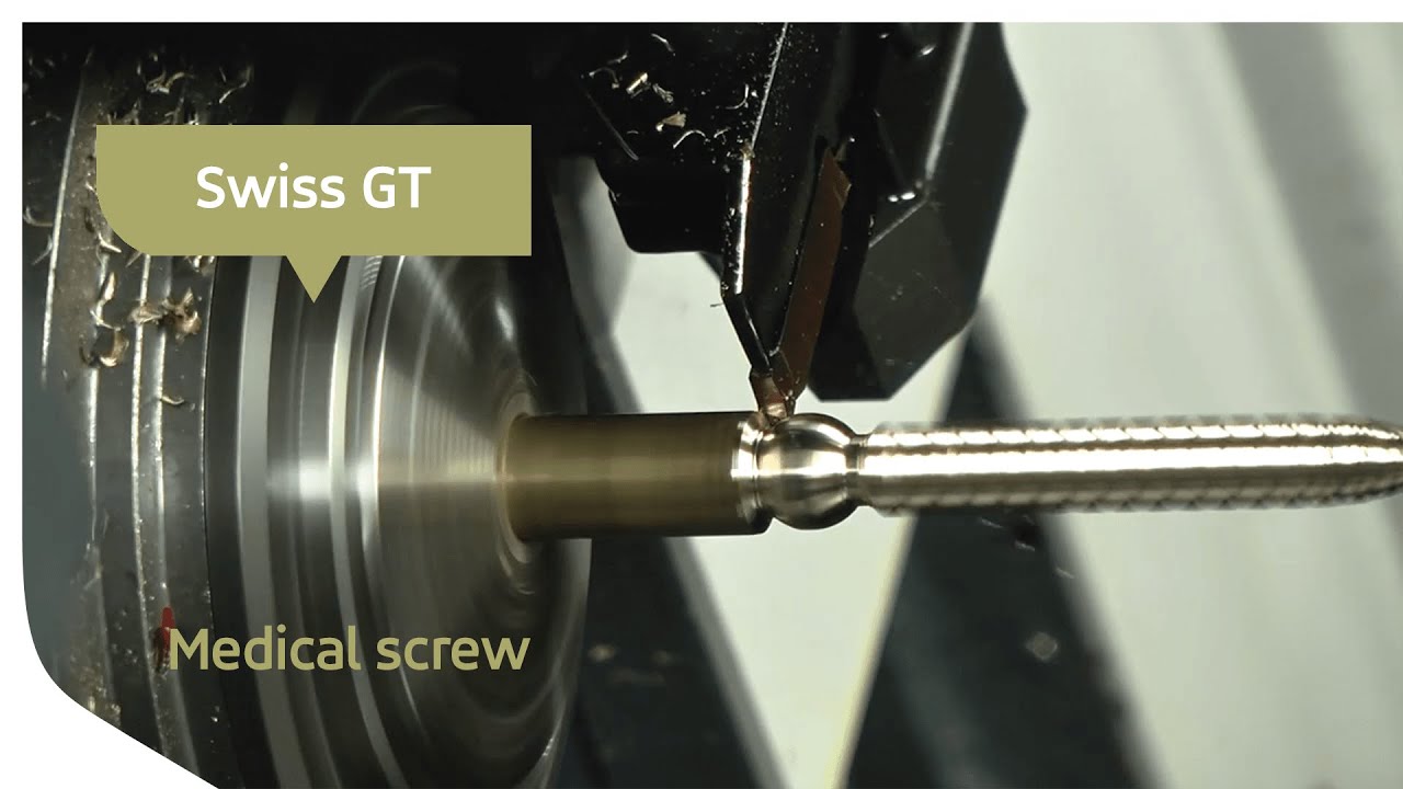 Tornos Swiss GT 26 - Medical screw