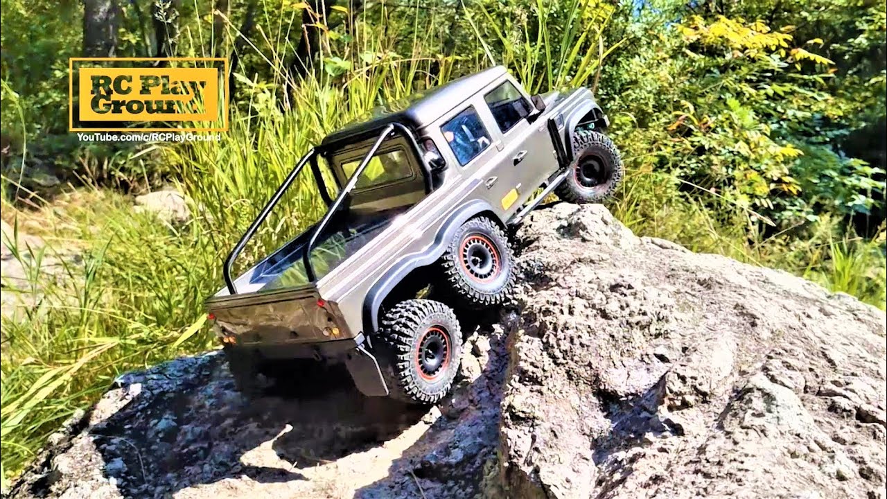 YK6101 Pro 6x6 Defender Forest Rock Trail Ride - ASMR