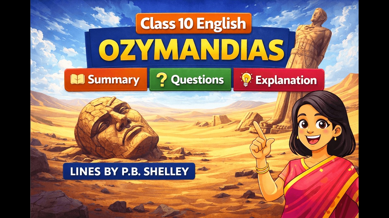Ozymandias Important Questions & Answers | Class 10 English Board Exam