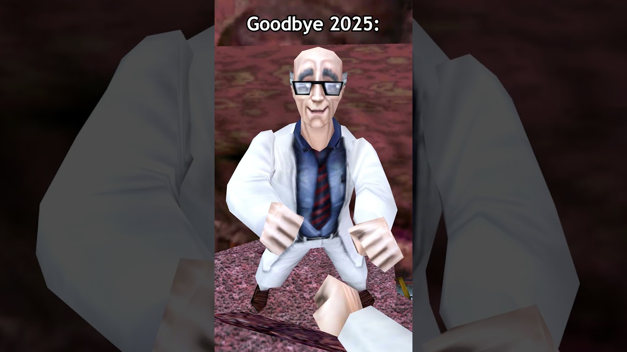 Прощай, 2025 год, и здравствуй, 2026 год / Tiktok-видео от Half Life Scientist #смешно #мемы #кор...