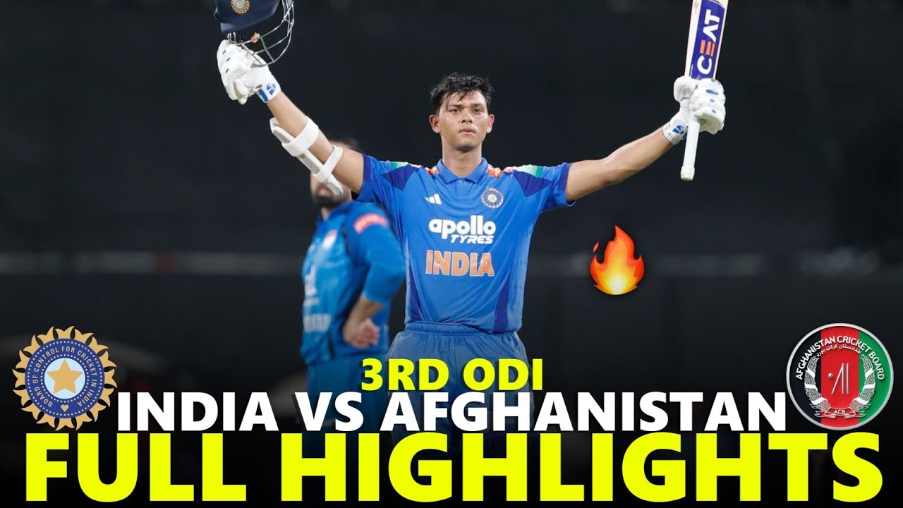 India vs Afghanistan 3rd ODI 2026 Full Highlights | IND VS AFG