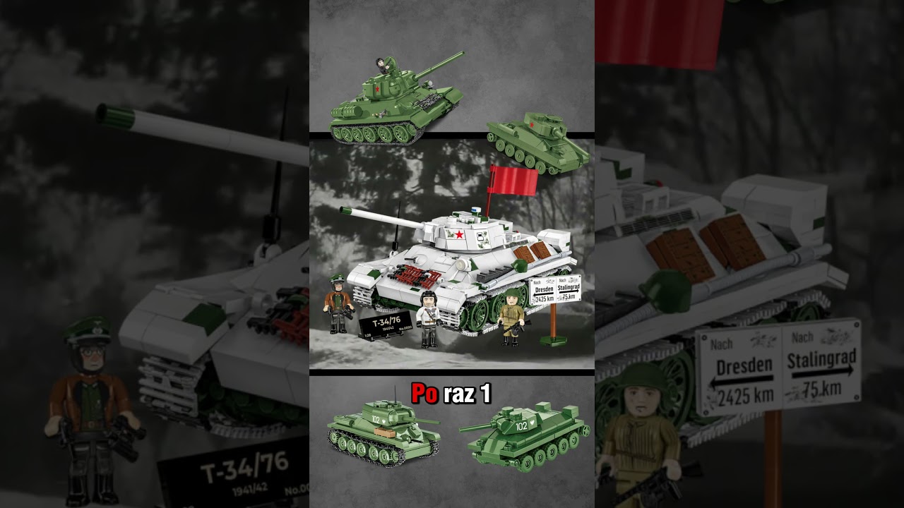 Limitowany T-34 już dostępny w sprzedaży!🔥 #cobi #history #militarybricks #tank #cobibricks  #T-34