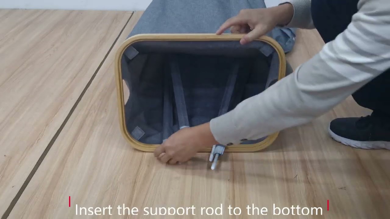 laundry basket install