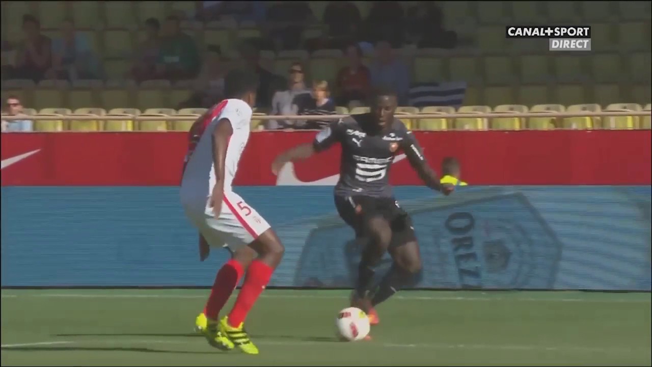 Paul Georges Ntep stepover skill vs Monaco HD