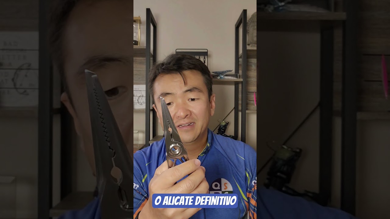 O melhor alicate de pesca! A&ccedil;o inoxid&aacute;vel com cortador de tungst&ecirc;nio