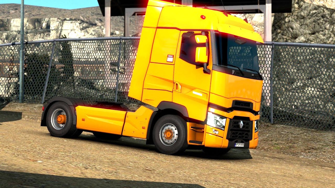 ETS 2 - Renault T Range Transporting Sand Part 1
