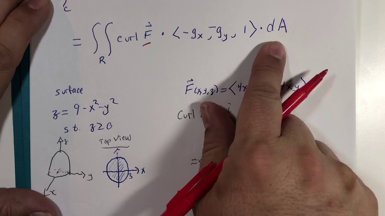 Stoke’s Theorem example