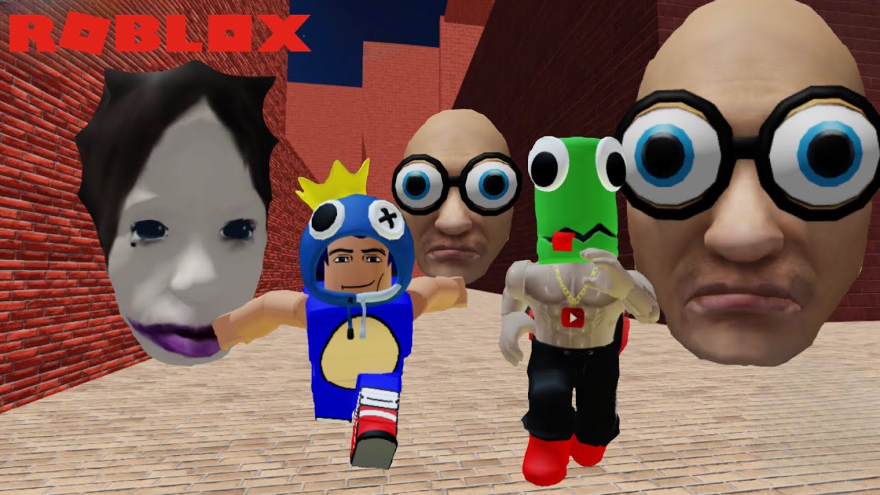 ROBLOX ESCAPE RUNNING HEADS (НОВЫЙ) #roblox #felipe #robloxgames #escaperunninghead #runninghead