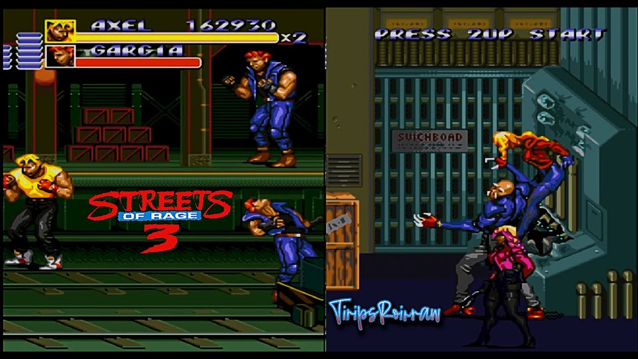 Streets Of Rage 3 - Glitches ( Sega Genesis Collection )