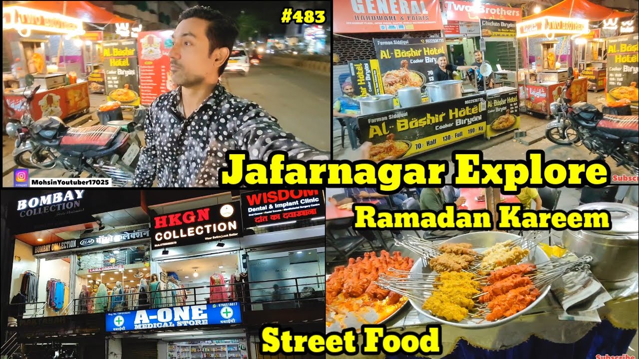 Ramzan Ki Raunak Jafarnagar Nagpur || रमज़ान की रौनक जाफरनगर नागपुर || Street Food Nagpur | 7th Roza