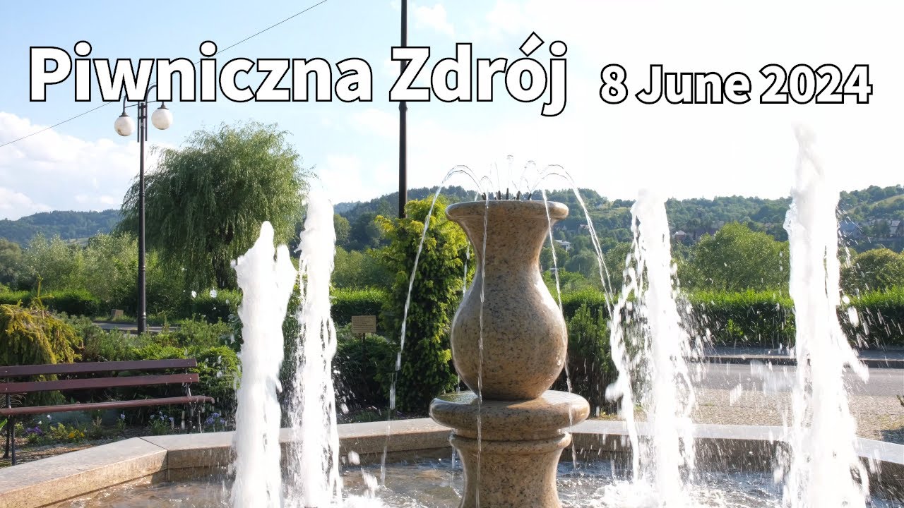 Spring Walk Piwniczna Zdrój in Poland- June 2024 | Walking Tour