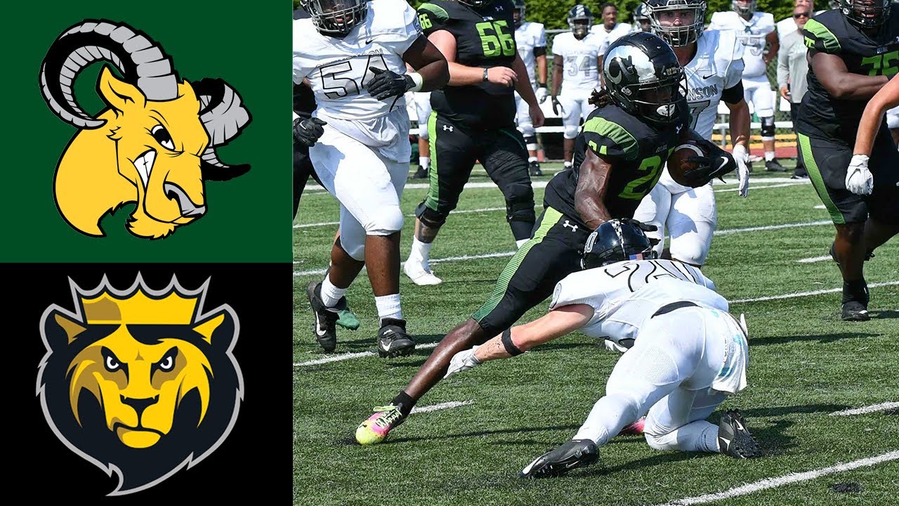 Football vs. King's College