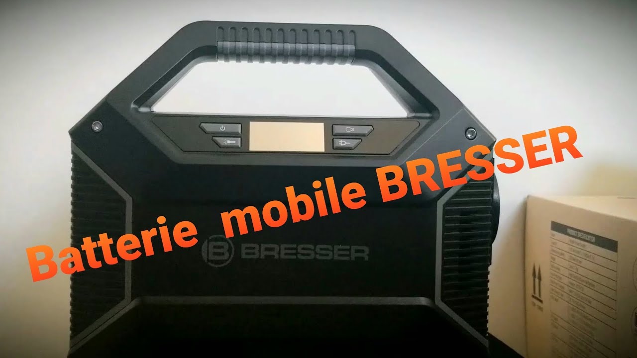 Batterie externe BRESSER DÉBALLAGE/UNBOXING      FR