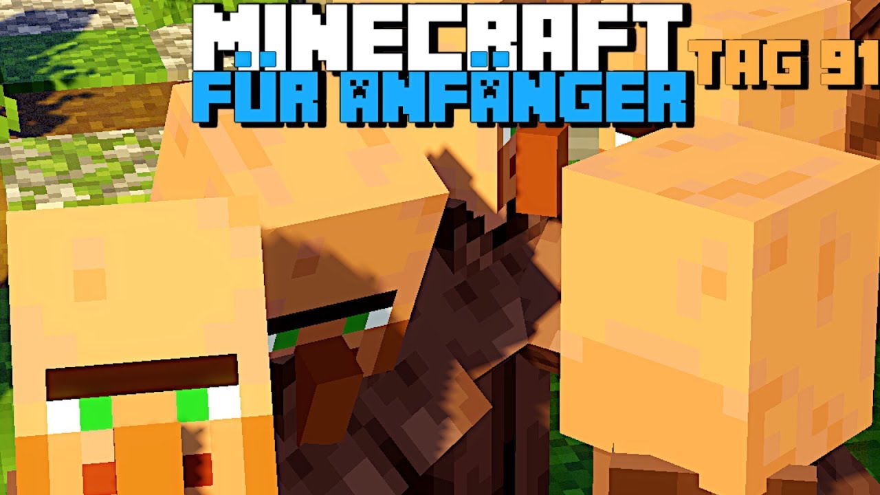 Wie baut man eine Villager Farm in Minecraft 1.14 | Minecraft für Anfänger 91