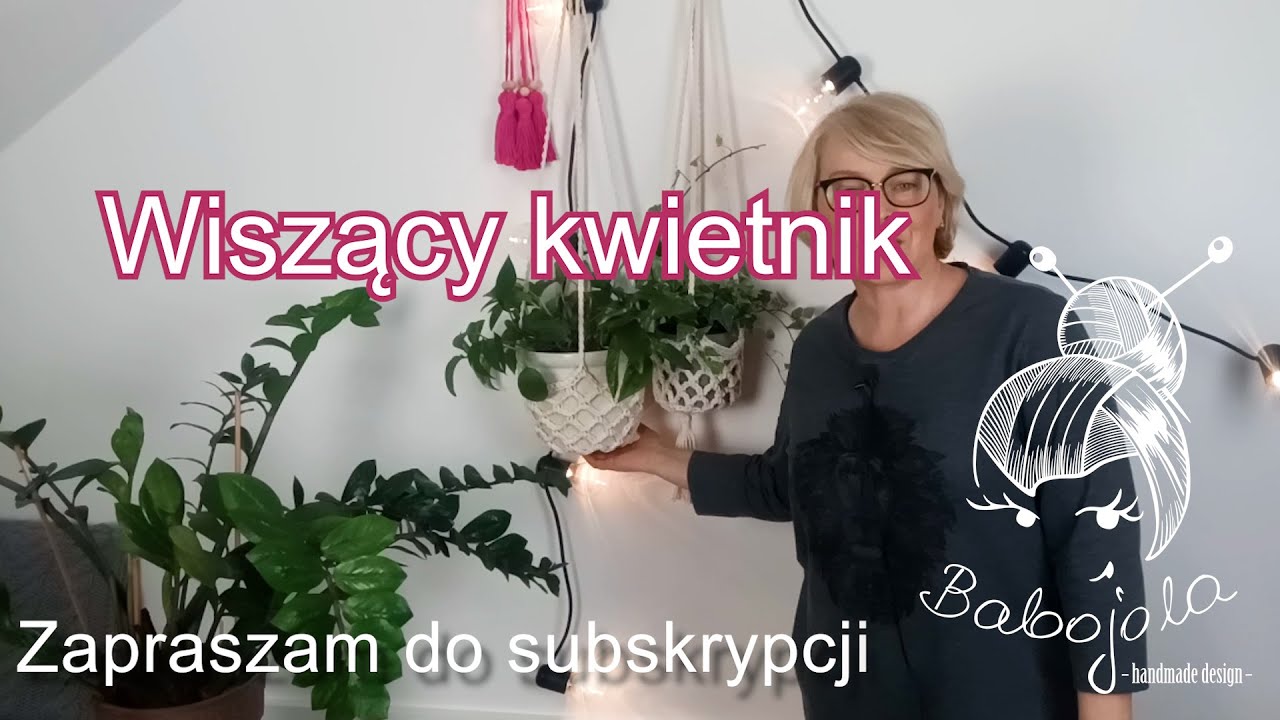 Wieszak na kwiaty.