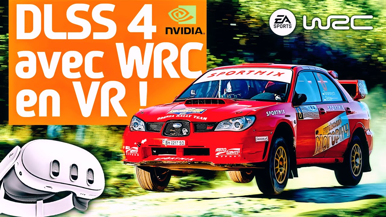 DLSS 4 avec EA WRC en VR ! 💥 Nouveau driver + Nvidia App IMPRESSIONS et TEST VR WRC #dlss4 #nvidia