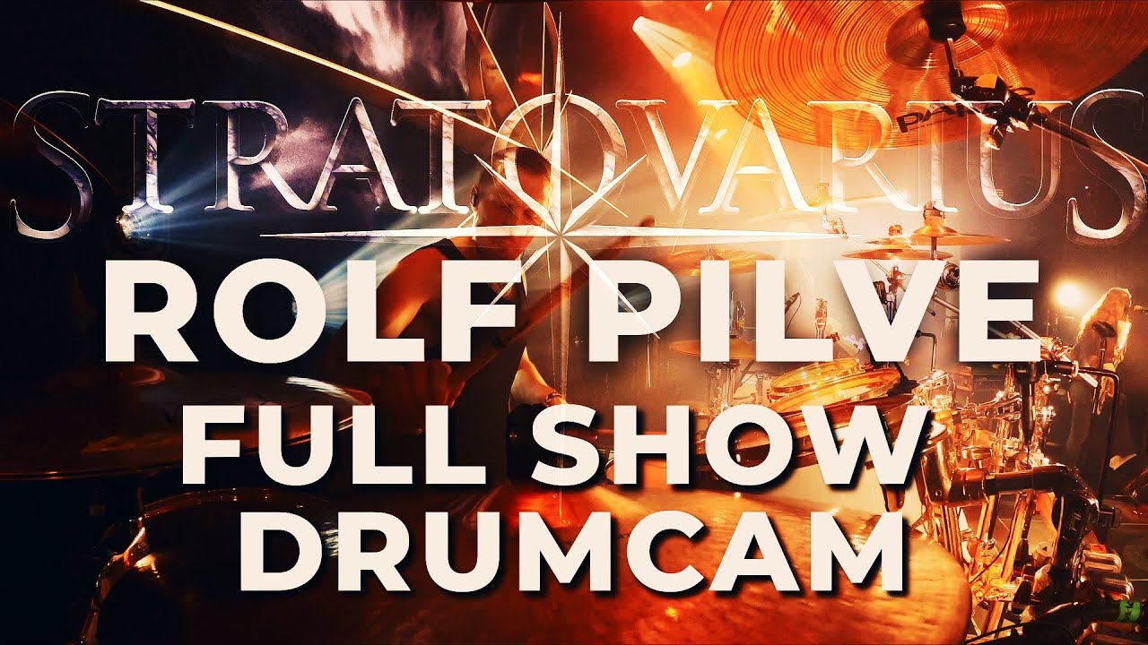 STRATOVARIUS Rolf Pilve Full Show Drumcam / 7.3.2025 Tampere