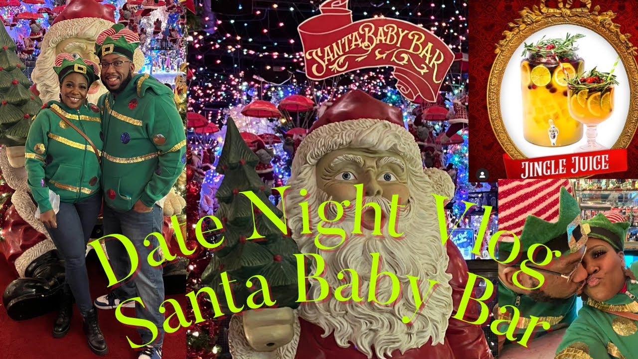 Spend date with US| Date night VLOG| Santa baby BAR (Chicago)
