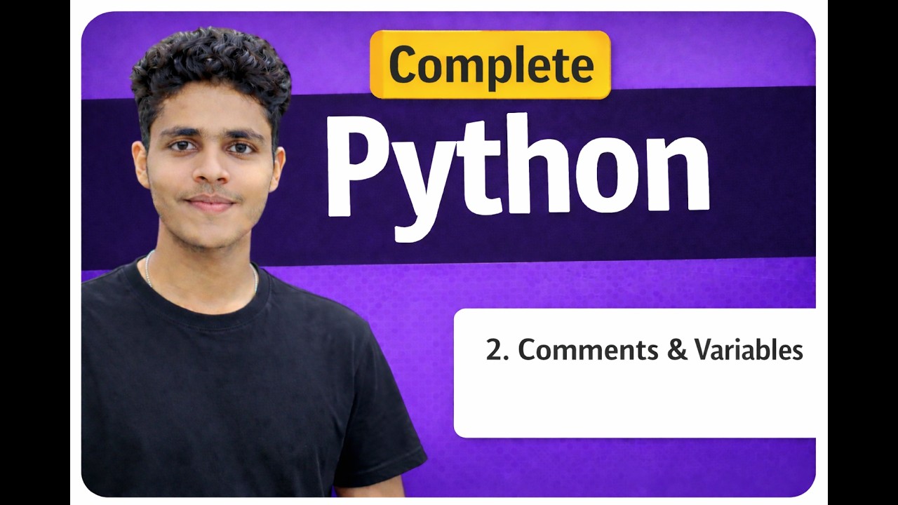 Python Programming | Comments & Variables | Class 2 | By Ankul Sharma