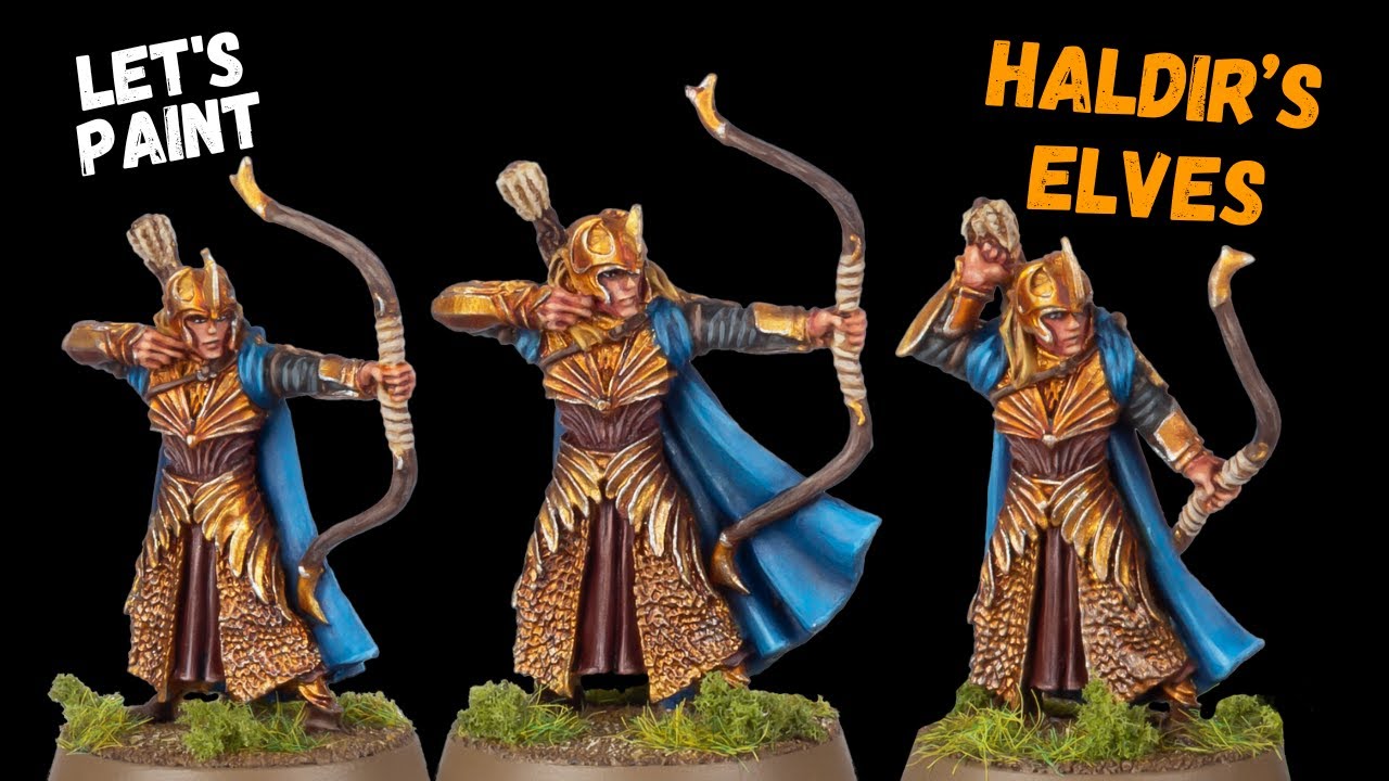 How to paint Haldir's Elves  - The Lord of the Rings Middle Earth SBG