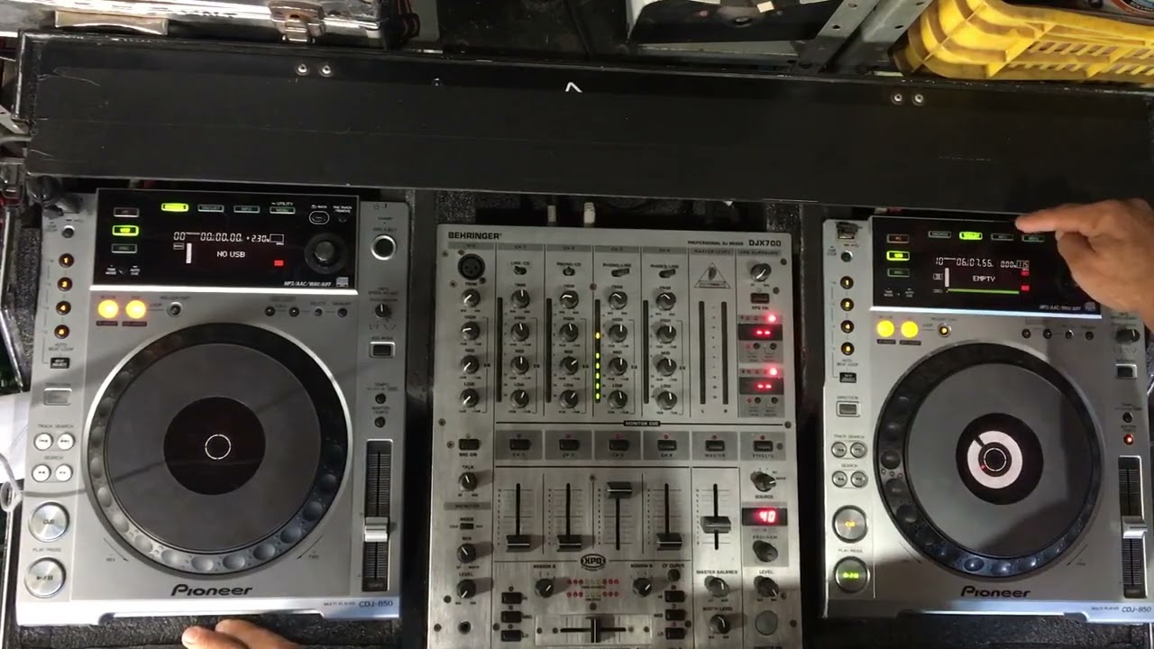 Teste todas funções dos CDJ 850 Pioneer