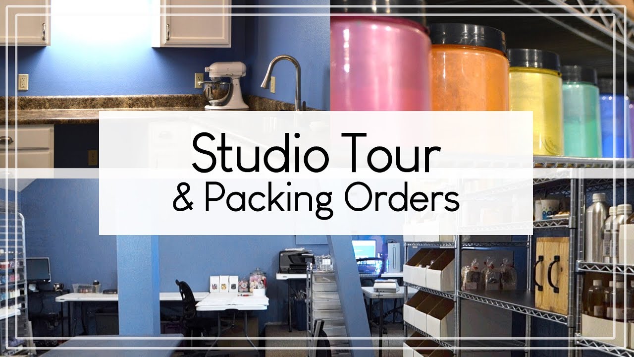 Winter Soap Series: Studio Tour & Packing Orders - MO River Soap