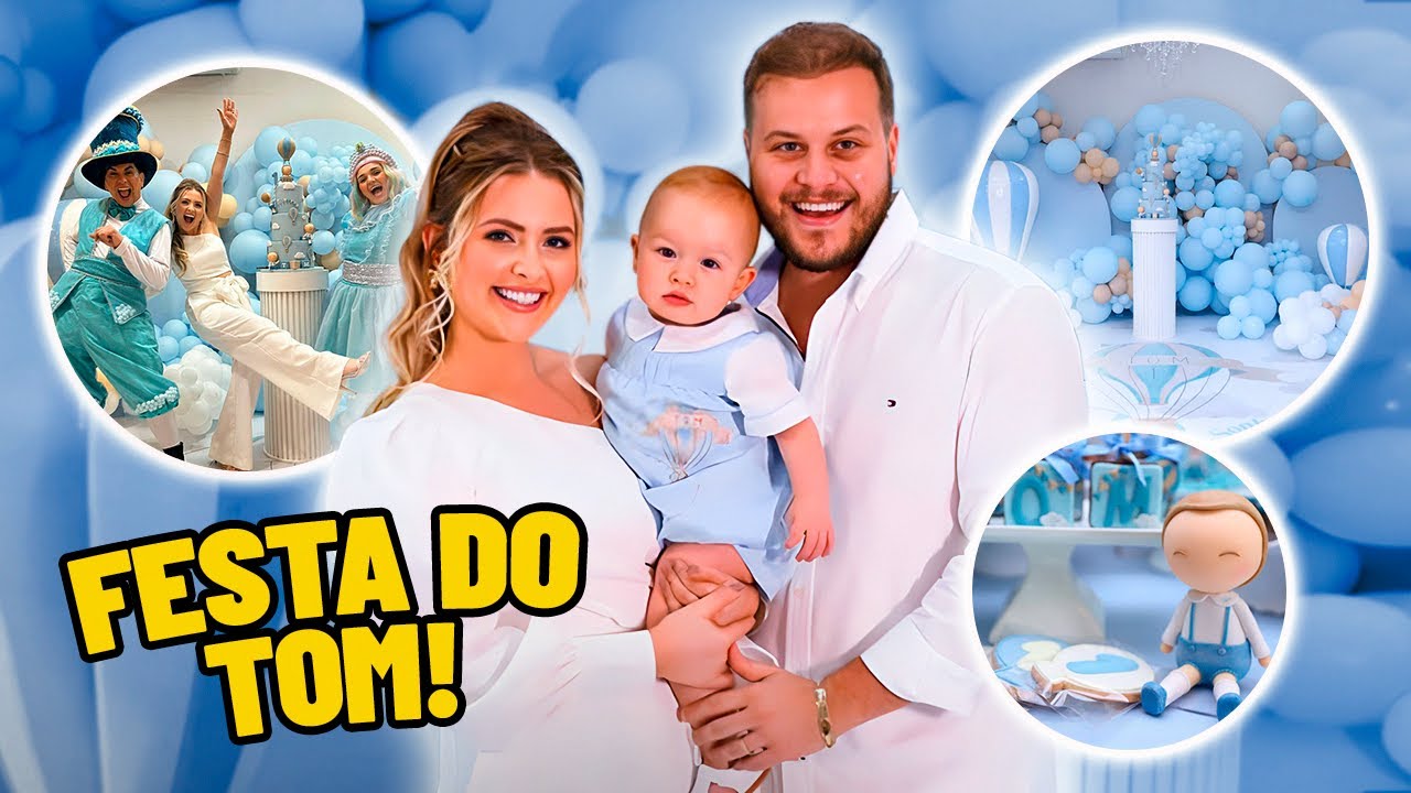 A FESTA DE 1 ANO DO TOM! 🤩