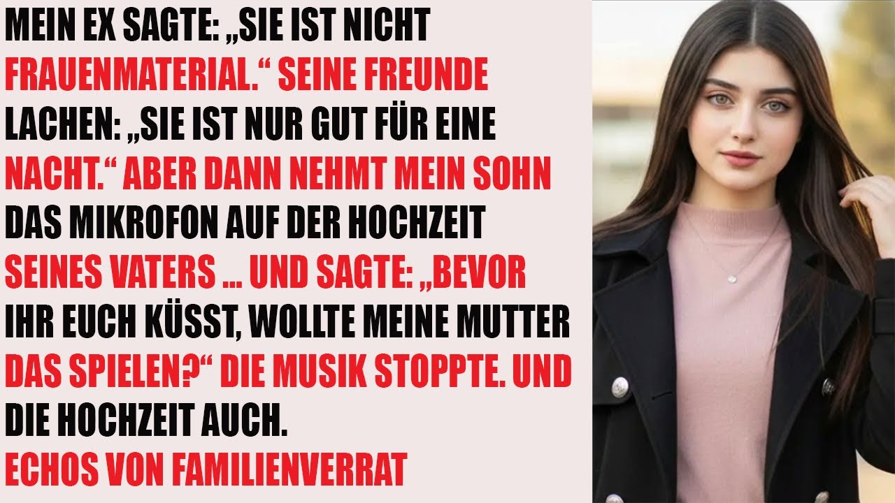 Mein Ex sagte, ich sei kein Ehefrau-Material – dann sprach unser Sohn auf seiner Hochzeit'